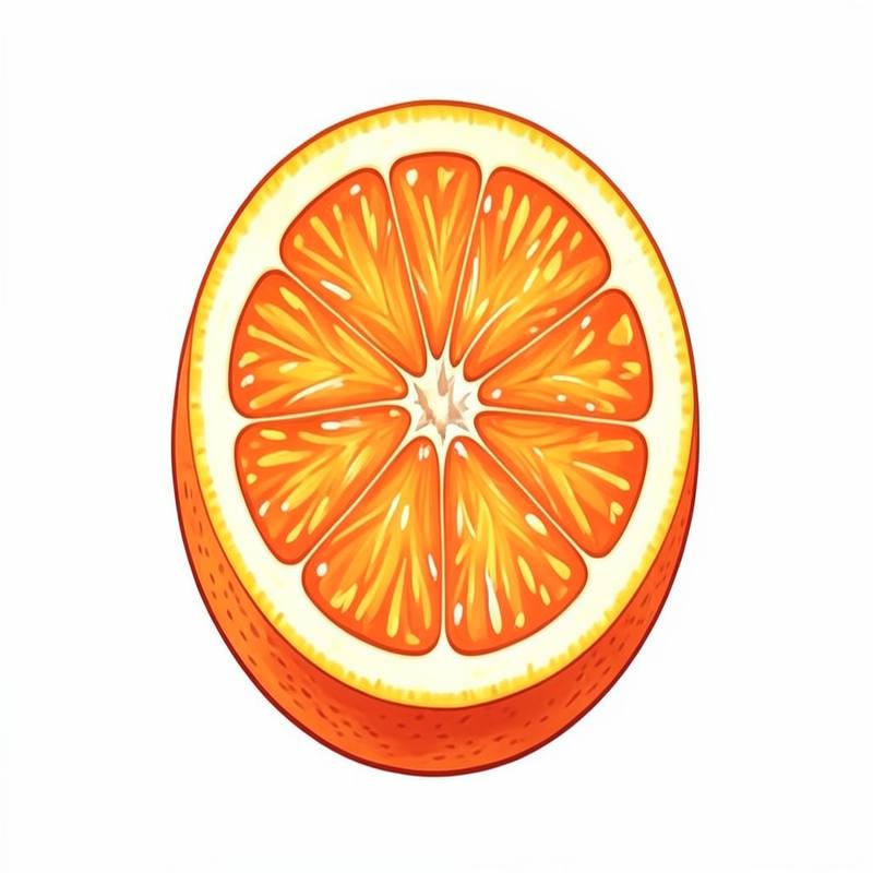 Раскраски – Апельсин