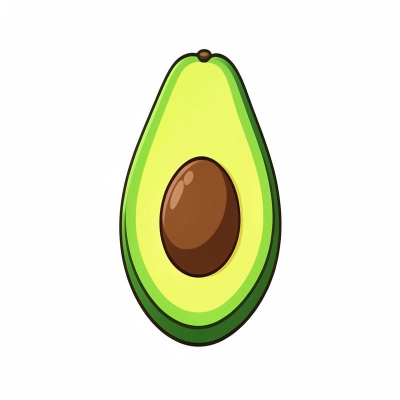 Раскраски – Авокадо