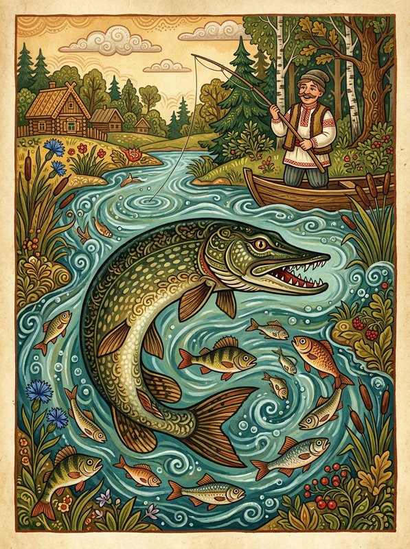 Байка о щуке зубастой