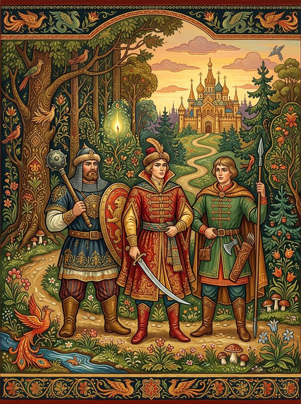 Буря-богатырь Иван коровий сын