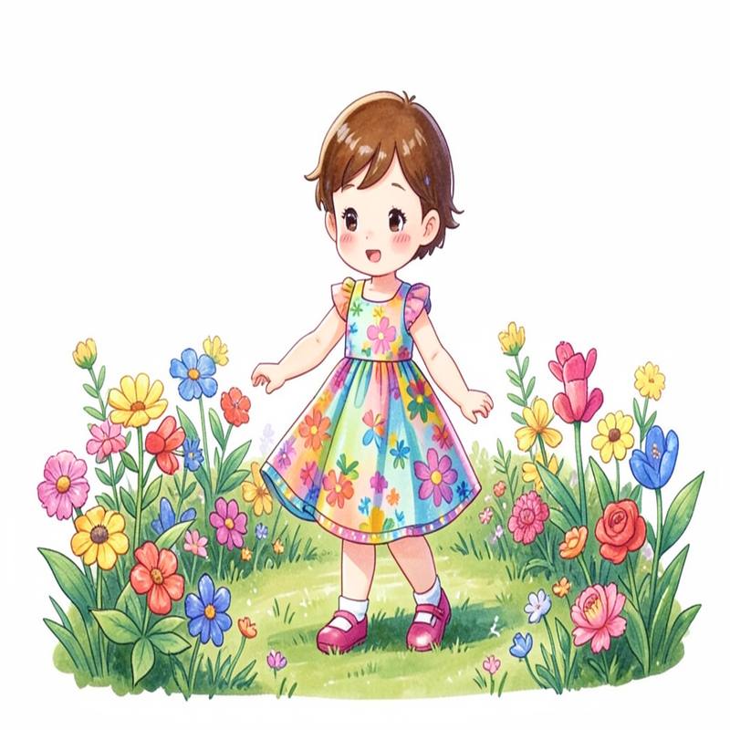 Раскраски – Девочка