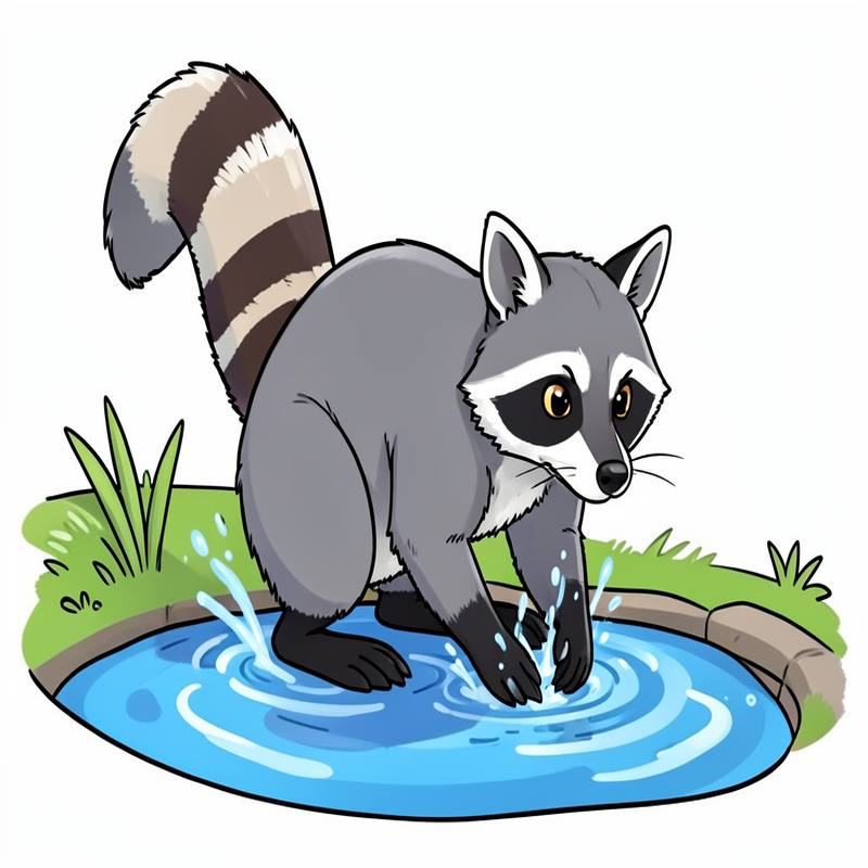 Раскраски – Еноты