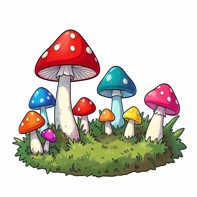 Раскраски – Гриб