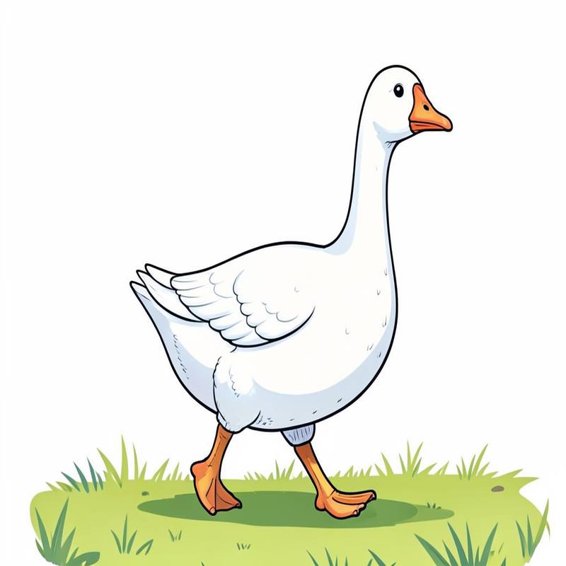 Раскраски – Гусь