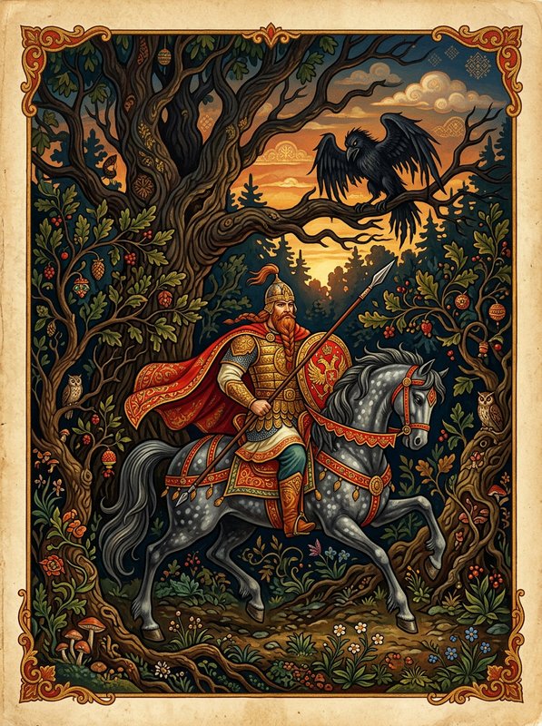 История о славном и храбром богатыре Илье Муромце и Соловье-разбойнике