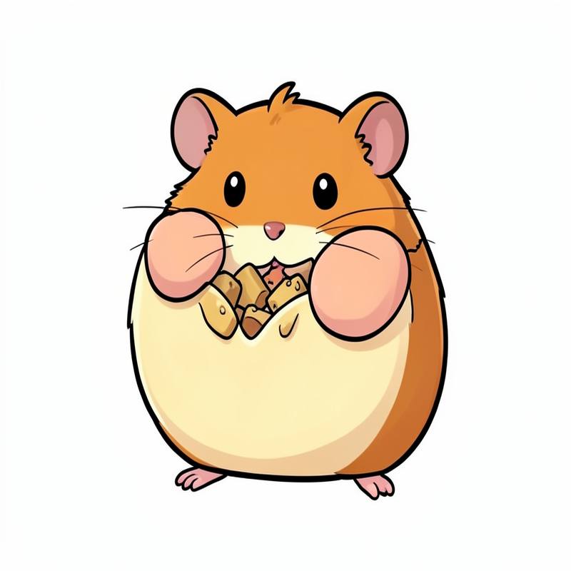 Раскраски – Хомяк