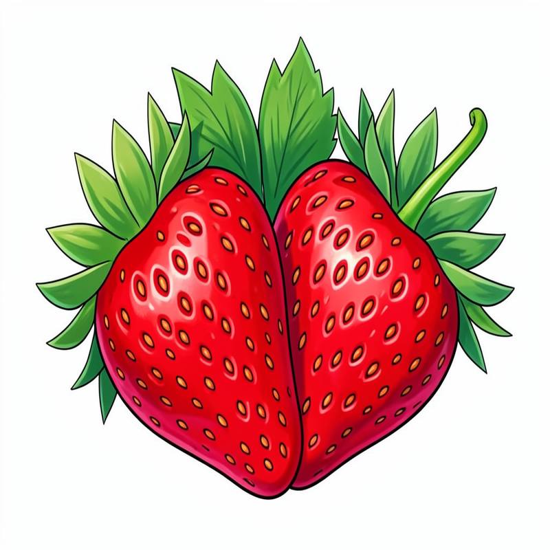 Раскраски – Клубника