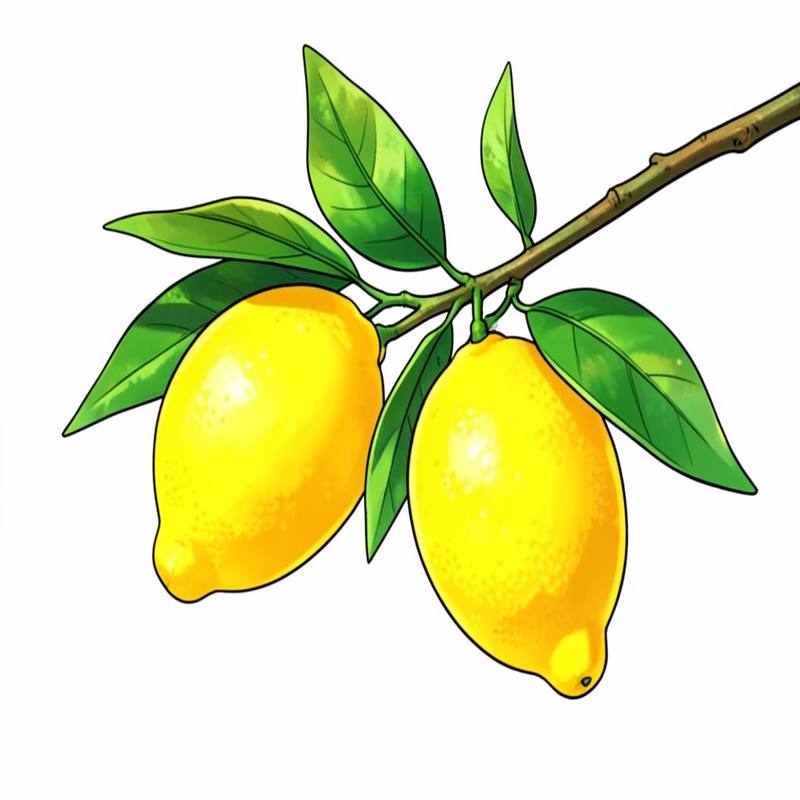 Раскраски – Лимон