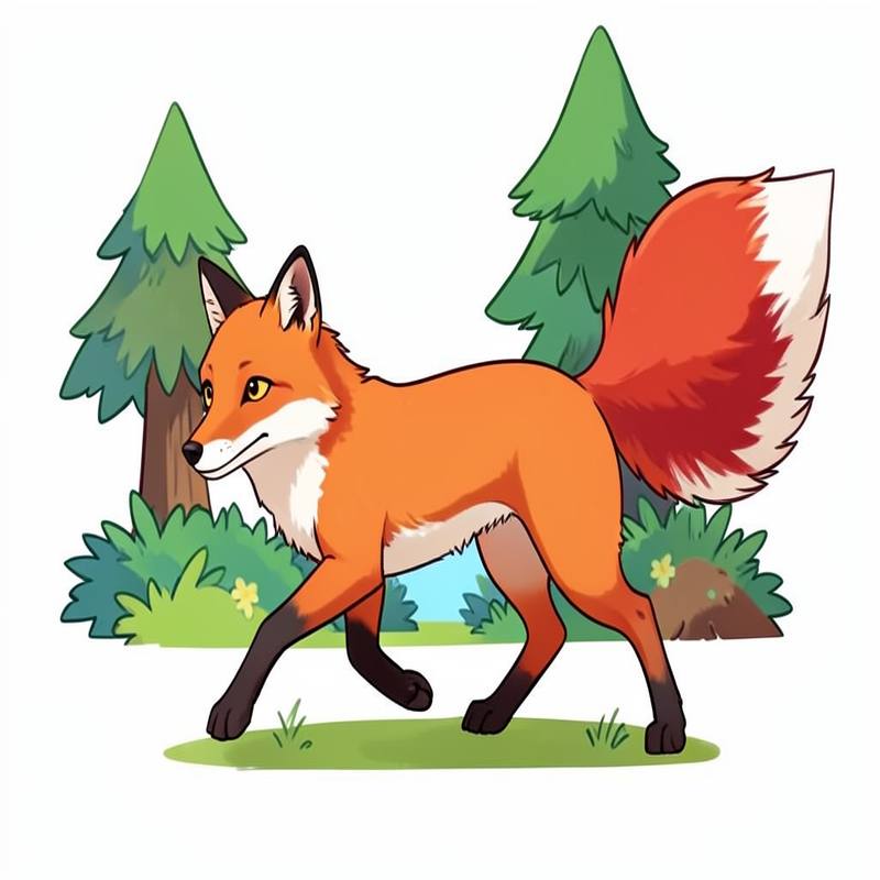 Раскраски – Лиса