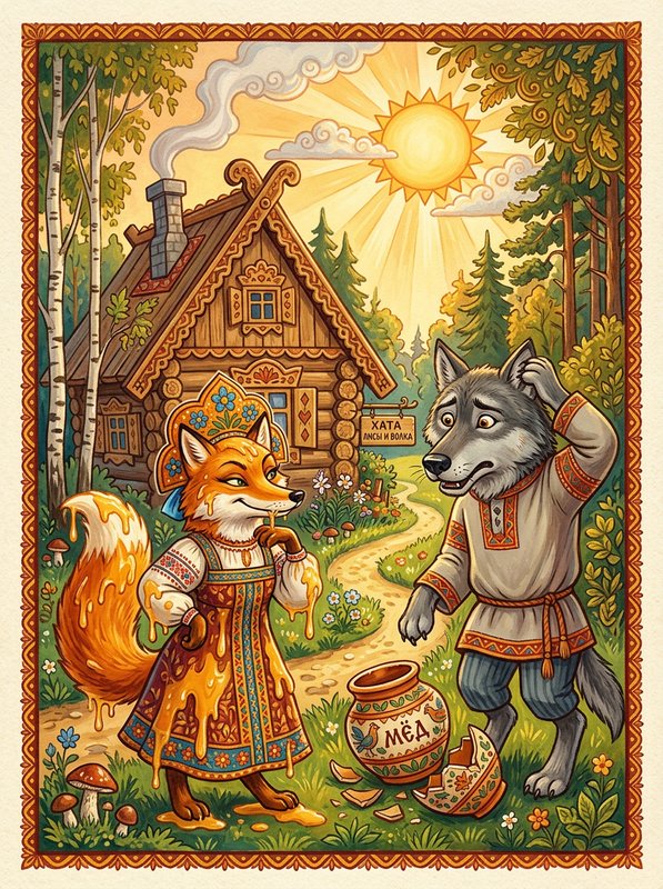 Лиса-повитуха