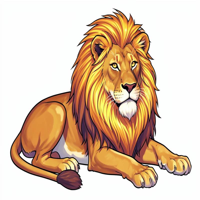 Раскраски – Львы