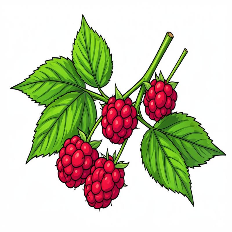 Раскраски – Малина