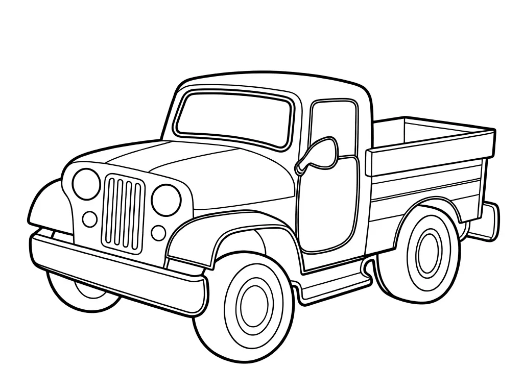 Раскраска – Машина для дорожных работ