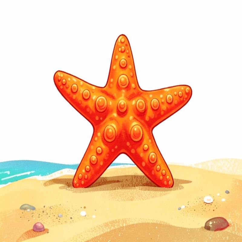 Раскраски – Морская звезда