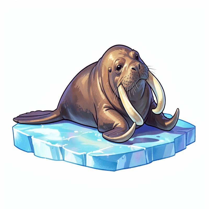 Раскраски – Морж