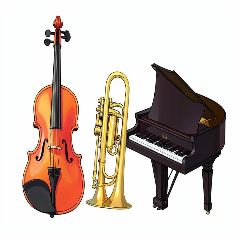 Раскраски – Музыкальный инструмент