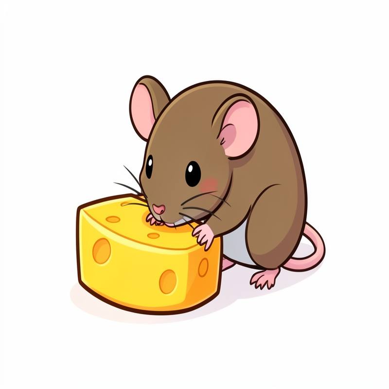 Раскраски – Мышь