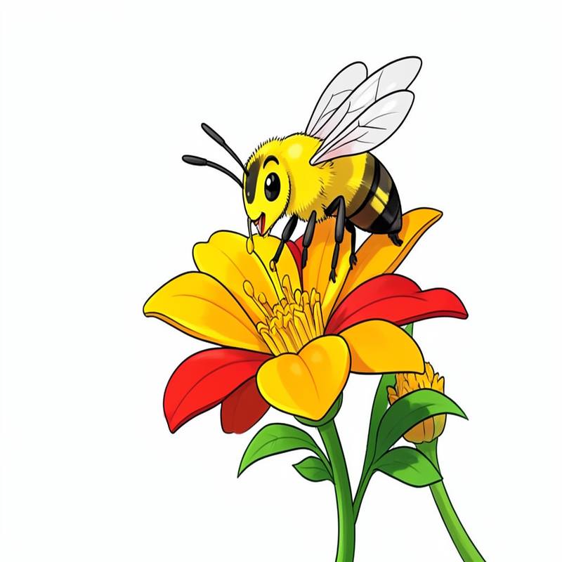 Раскраски – Пчела