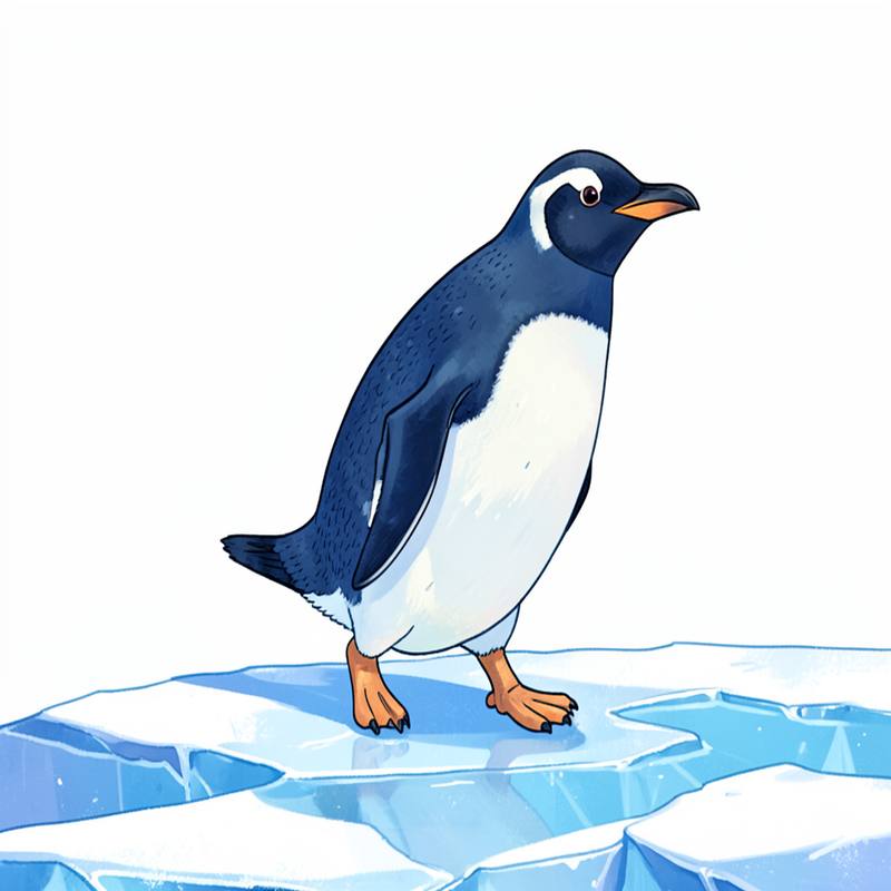 Раскраски – Пингвин