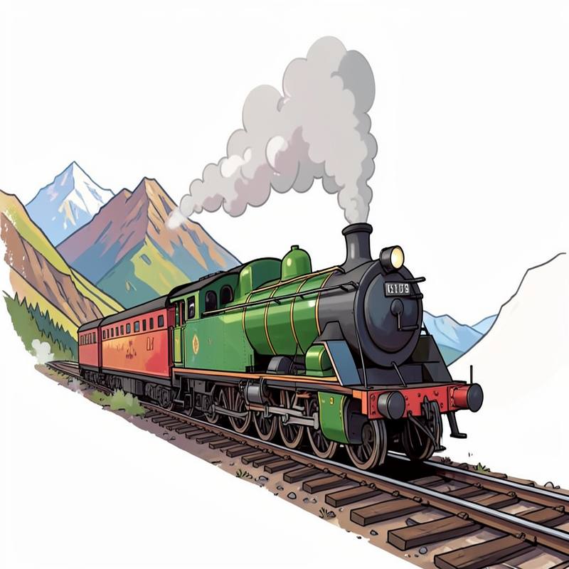 Раскраски – Поезд