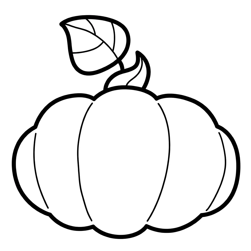 Раскраска – Причудливая тыква