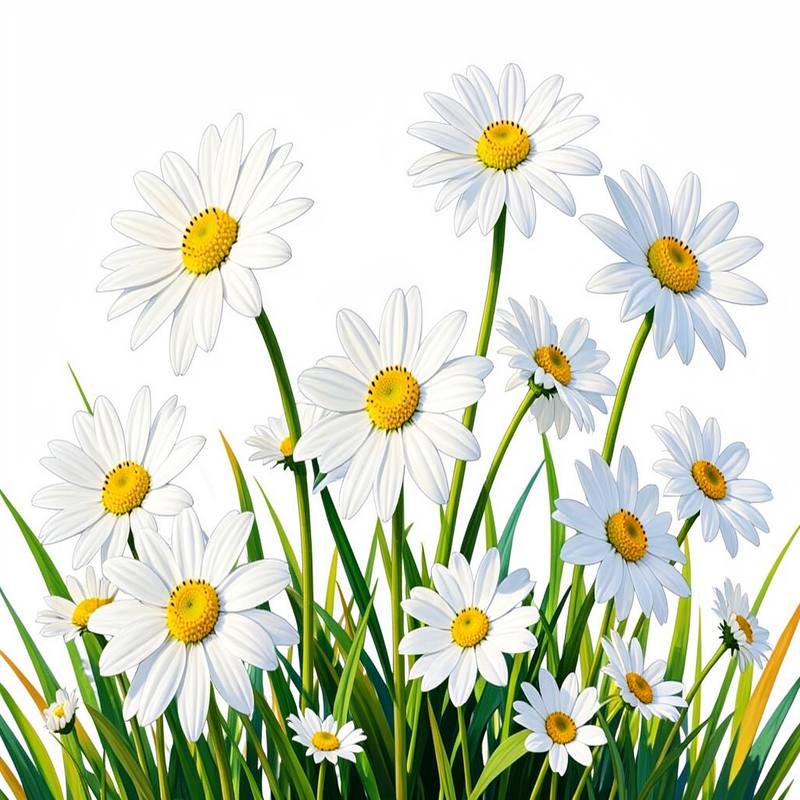 Раскраски – Ромашки