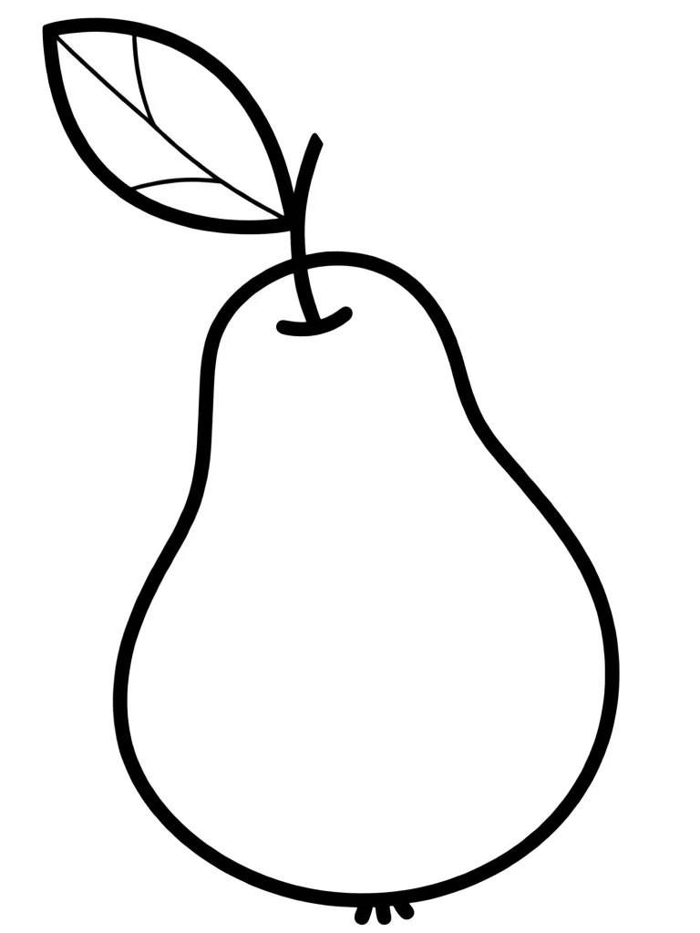 Раскраска – Сладкая груша