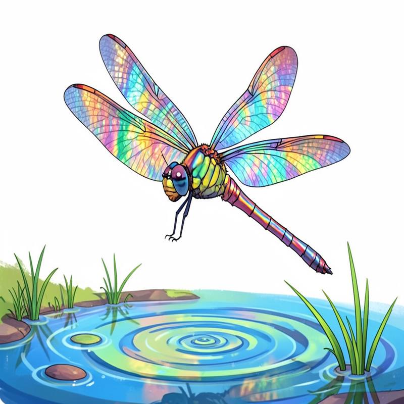 Раскраски – Стрекозы