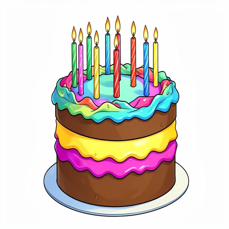 Раскраски – Торт