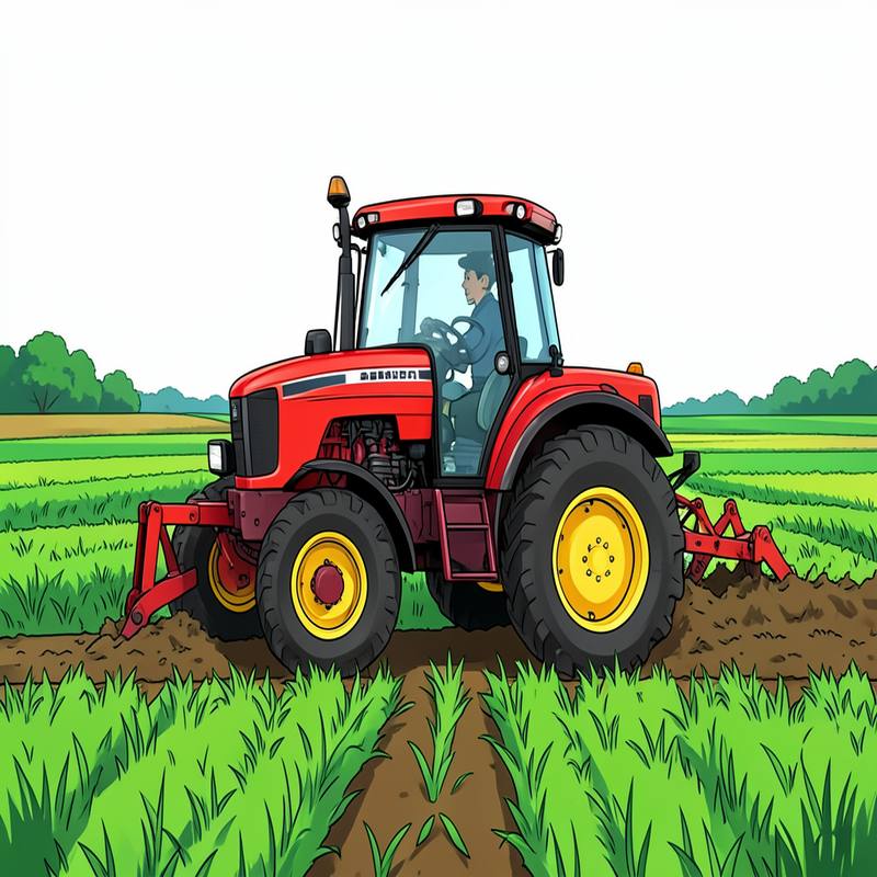 Раскраски – Трактор