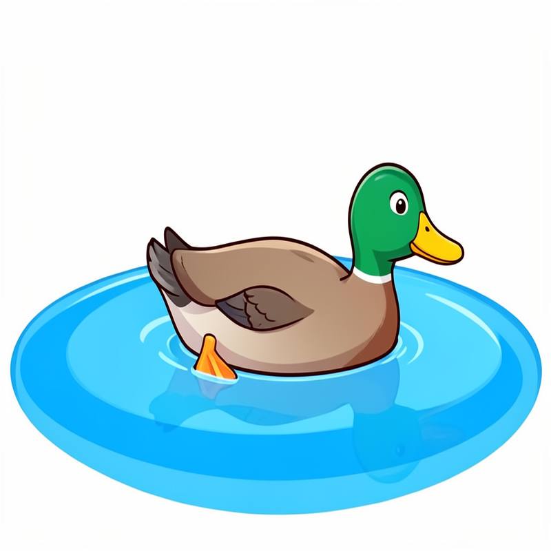 Раскраски – Утка