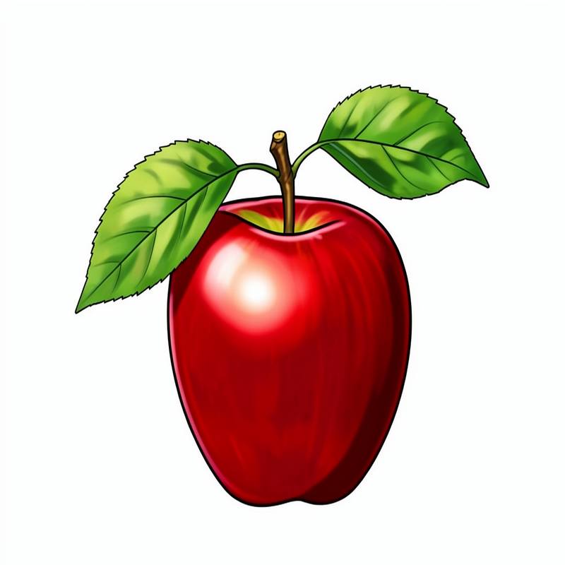 Раскраски – Яблоко