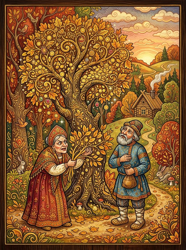 Жадная старуха