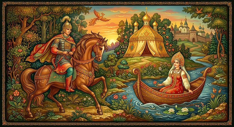 Жар-птица и Василиса-царевна